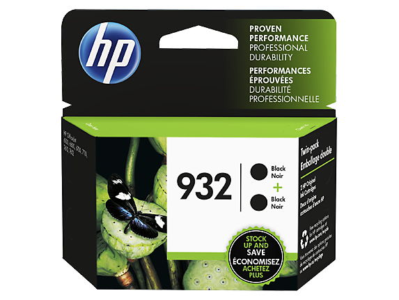 HP 932 Black Officejet Ink Cartridge (CN057AA) EL